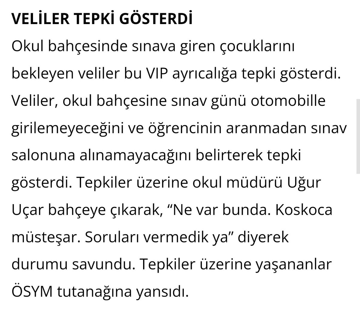 Bu haber doğru mudur Sn. @Yusuf__Tekin ? Kızınız YGS sınavına girişte üst aramasına girmeden özel bir muamele görmüş? Hakkaniyet sizin için bu şekildeyse yandık. Bu mülakat ısrarı neden şimdi daha iyi anlıyoruz. 
#istifaEtBakanTekin 
#Mülakatsız68BinÖğretmenUlusta