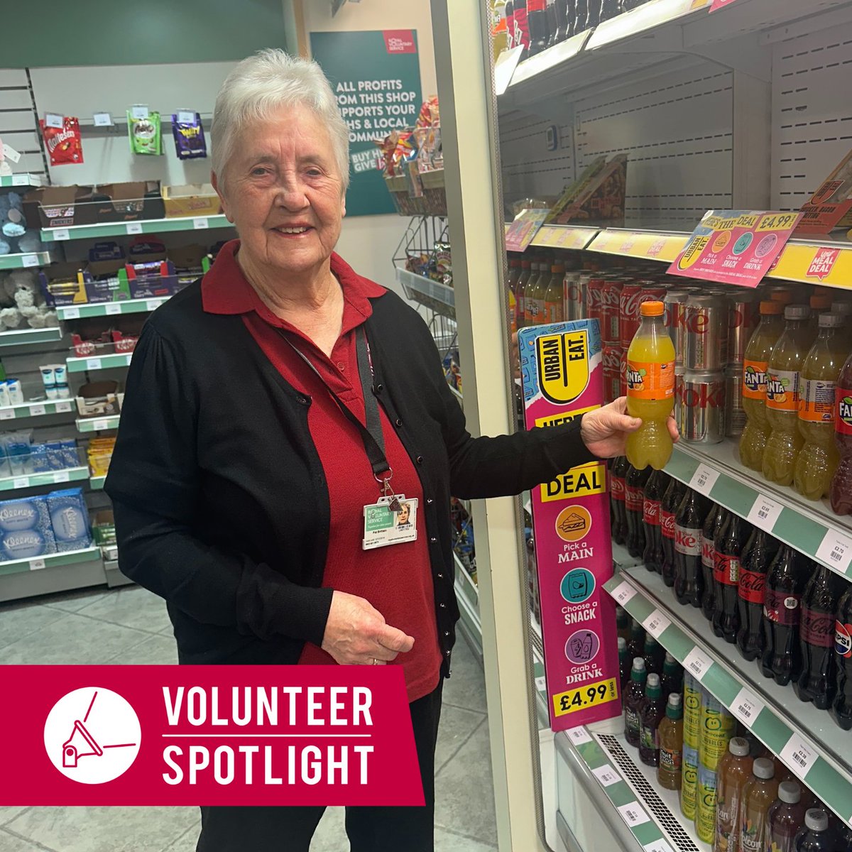 For over four decades, Pat has generously devoted her time to volunteering with us, lending a hand at our café and trolley service at James Cook University Hospital @SouthTees Read Pat’s full story here: orlo.uk/wV1mq