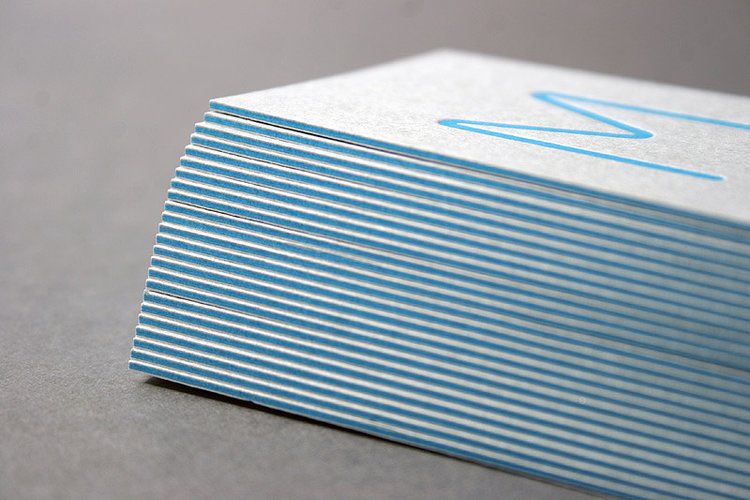 Letterpress stationery set including triplexed Colorplan business cards for Modero. 
#letterpress #businesscards