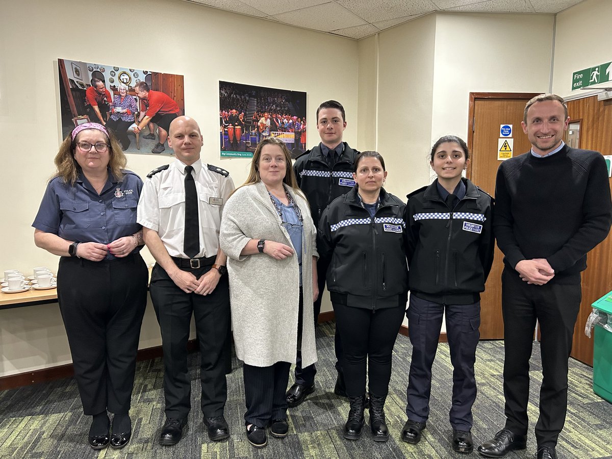 Sevenoaks  District  Independent Advisory Group (IAG) meeting, joined by  Swanley Police Cadets, Sam Haspell  CEO Domestic Abuse Volunteer (DAVVS), members of the community and the IAG chair, Howard Clark. If you would like to be a member please apply on the Kent Police website.