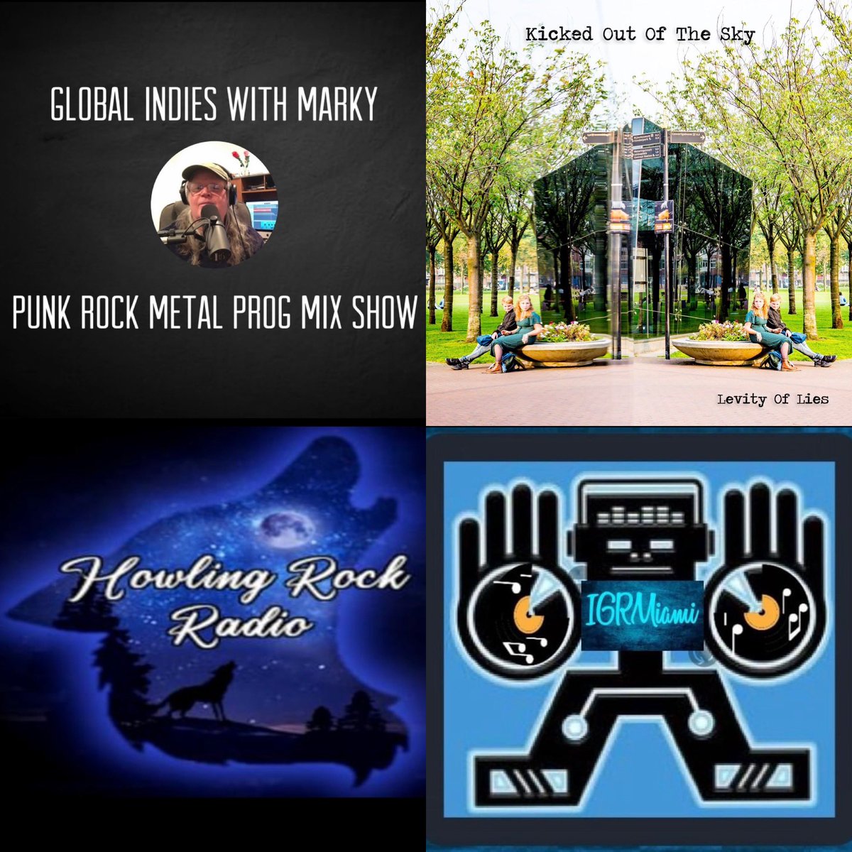 @IndiesWithMarky @HowlingRockRadi @TheBlueLena1 @dmlconspiracy @GentleSavageX @FrenzyTommy @TheMetalByrds @StefskiandHutch @ChaosCosmosBand @GoneSavageband @TSpiritBand Tune in Mon. 04.29.24 for Global Indies With Marky Punk on @HowlingRockRadi & IGRMiami. Thank you @IndiesWithMarky for your support!! Xx

Radio links: 

IGRMiami
igrmiami.airtime.pro
1PM EST 12PM CST 6PM BST

Howling Rock Radio
howlingrockradio.weebly.com
5PM EST 4PM CST 10PM BST