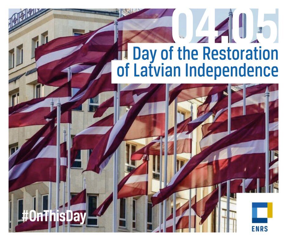 🇱🇻 Today marks the restoration of Latvian independence from Soviet rule after 50 years of occupation. 📆 On 4 May 1990, the Supreme Council of the Latvian SSR adopted the Declaration ‘On the Restoration of Independence of the Republic of Latvia’ and renewed the 1922 Constitution.