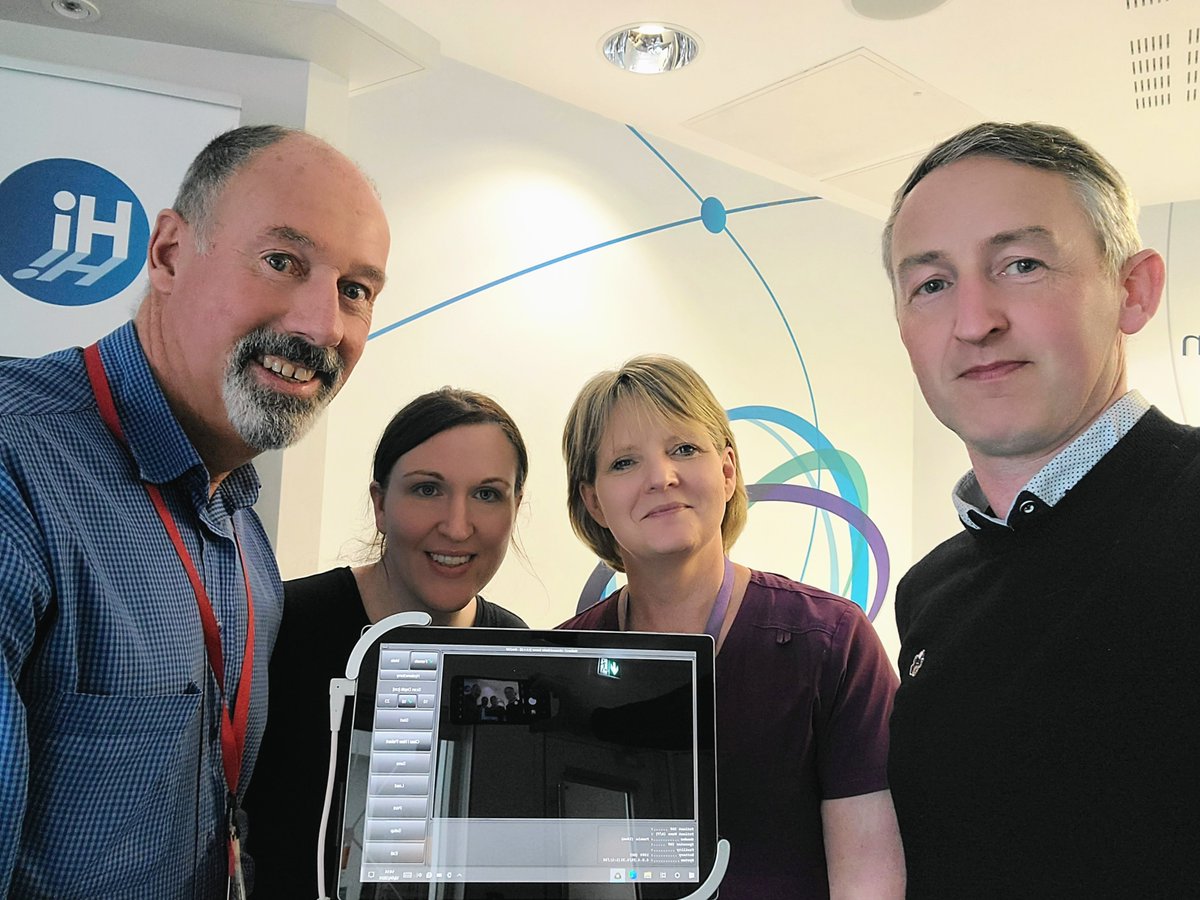 Great to kick off a new @HIHIreland AI pilot study with @CardiogenicsLtd and the Urology Department at #UHG using the Vitacon bladder scanner and an AI tool to improve the accuracy of bladder scans @Entirl @saoltagroup @HSELive @roinnslainte @uniofgalway @DeptEnterprise