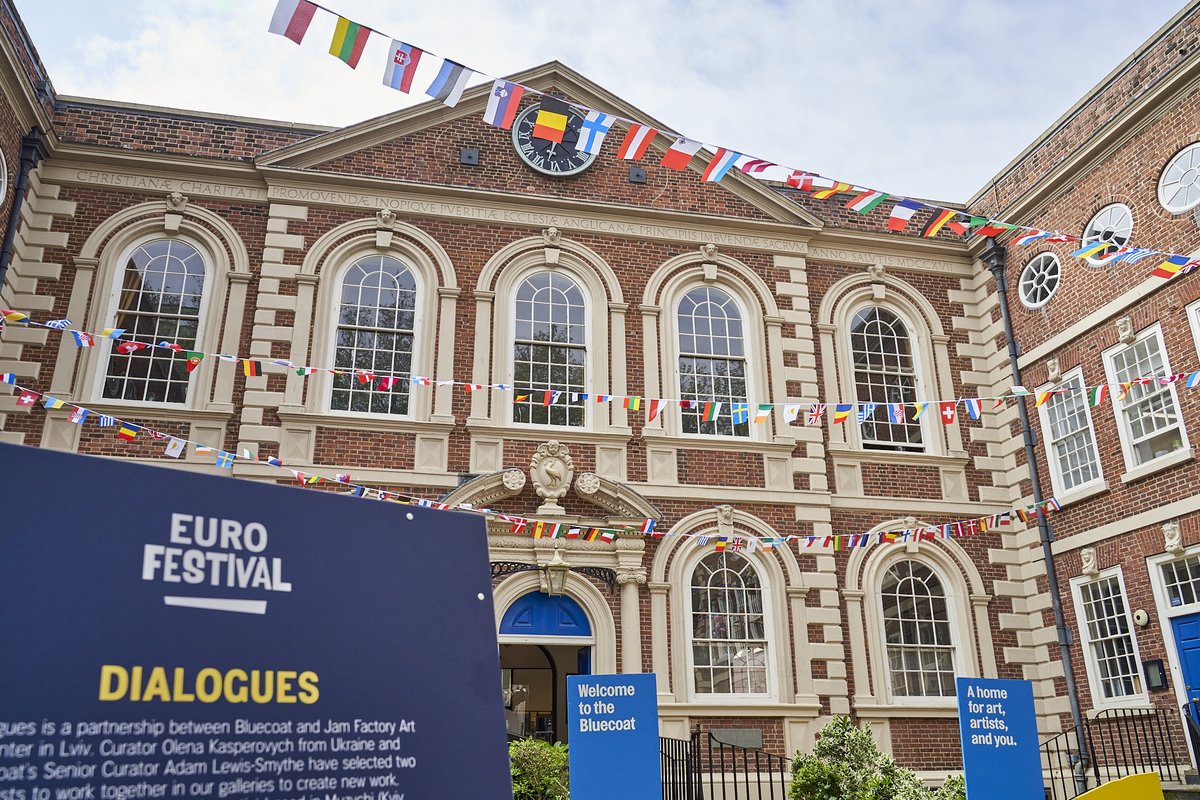 #Event | To mark the anniversary of Eurovision in Liverpool, @theBluecoat will showcase 'Fly High' by artist Andrea Ku from @B4Biodiversity. ✨ This special art installation will display beautiful blue and yellow butterfly lanterns. 🦋💛 bit.ly/LpoolLovesEuro…