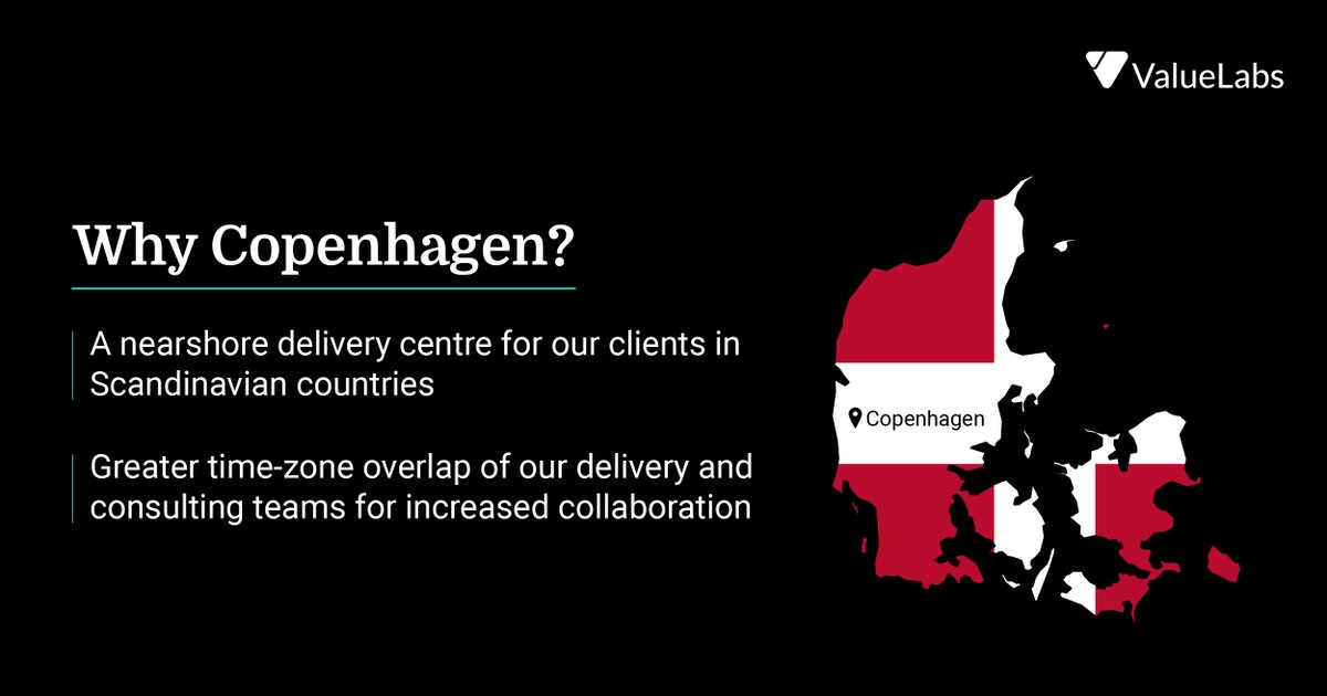 We're thrilled to establish our new delivery center in Copenhagen, a strategic location to enhance close collaboration with our Scandinavian clientele!

#Copenhagen #NewOffice #DigitalTransformation #DoingTheRightThing #ValueLabs