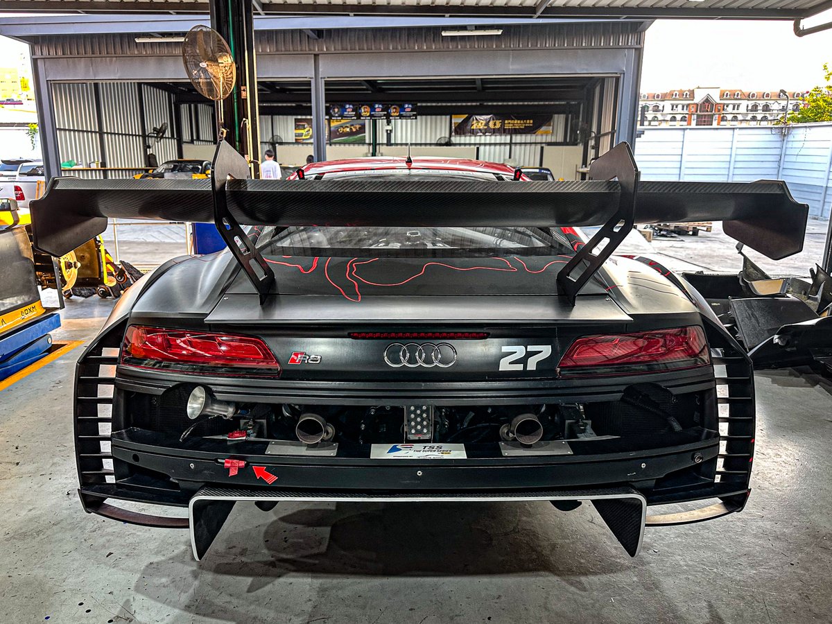 Second new livery for 2024 is on the #27 B-Quik Absolute Racing Audi R8 LMS GT3 evo II which will be shared by Vincent Lin and Markus Winkelhock.