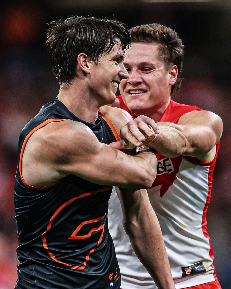 “I do respect them, they’re a great team with great players…. once we get on the field, we want to beat them and want to smack them and come away with the win.' Sam Taylor can’t wait for the Sydney Derby this weekend 🍿 Read more: afl.com.au/news/1119471