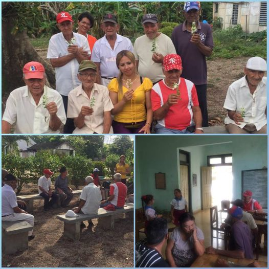 Con la participación de especialistas de ProSalud  se realiza actividad educativa en  la Casa del Abuelo “Sonrisas Otoñales” de Senado en el municipio de  Minas #Camaguey #CuidarseEsClave #JuntosTodoEsPosible #CubaPorLaVida #PorCamagueyTodo
