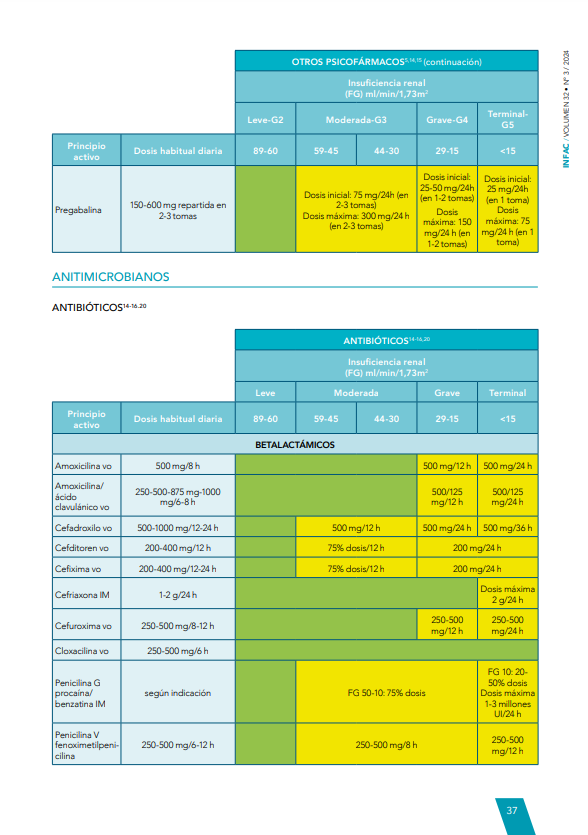 sefh_'s tweet photo. 📍💊Dosificación de medicamentos en pacientes con alteración de la función renal - Boletín #INFAC
El deterioro de la función renal puede afectar a seguridad y eficacia de los medicamentos, por lo que ajuste de dosis en insuficiencia renal es fundamental
https://t.co/ufGXrtLPn8 https://t.co/tym2ofX1hM