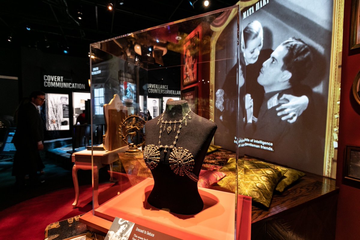 It's #InternationalDanceDay!

Dutch dancer, Mata Hari, was convicted of being a spy for Germany during WWI. She is said to have seduced diplomats and military officers into giving up their secrets. 

See her bodice on display in SPY exhibit, Spies and Spymasters.