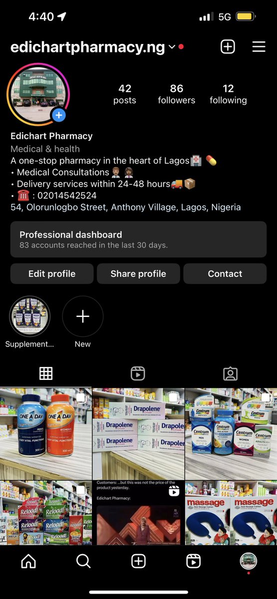 datfly_doctor's tweet photo. @omokaaroojire Hello everyone, I’m Pharm Ebuka and I run a pharmacy on the mainland here in Lagos called Edichart Pharmacy. Below is our page on instagram. 
•
I’d appreciate your patronage and we have a functional delivery team that delivers to your location within 24-72 hours nationwide.🙏🏾🥹 https://t.co/R9ctD460fm