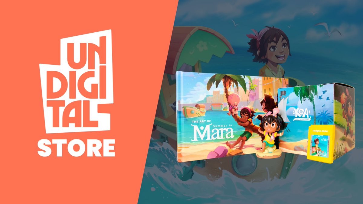 It's been months of work, but the Undigital Store is finally open! Starting with a deluxe edition of Summer In Mara in collab. with @chibigstudio Check it out, tell your friends and hurry before the presale ends! More pics soon! Be sure to follow and stay tuned! Link⬇️