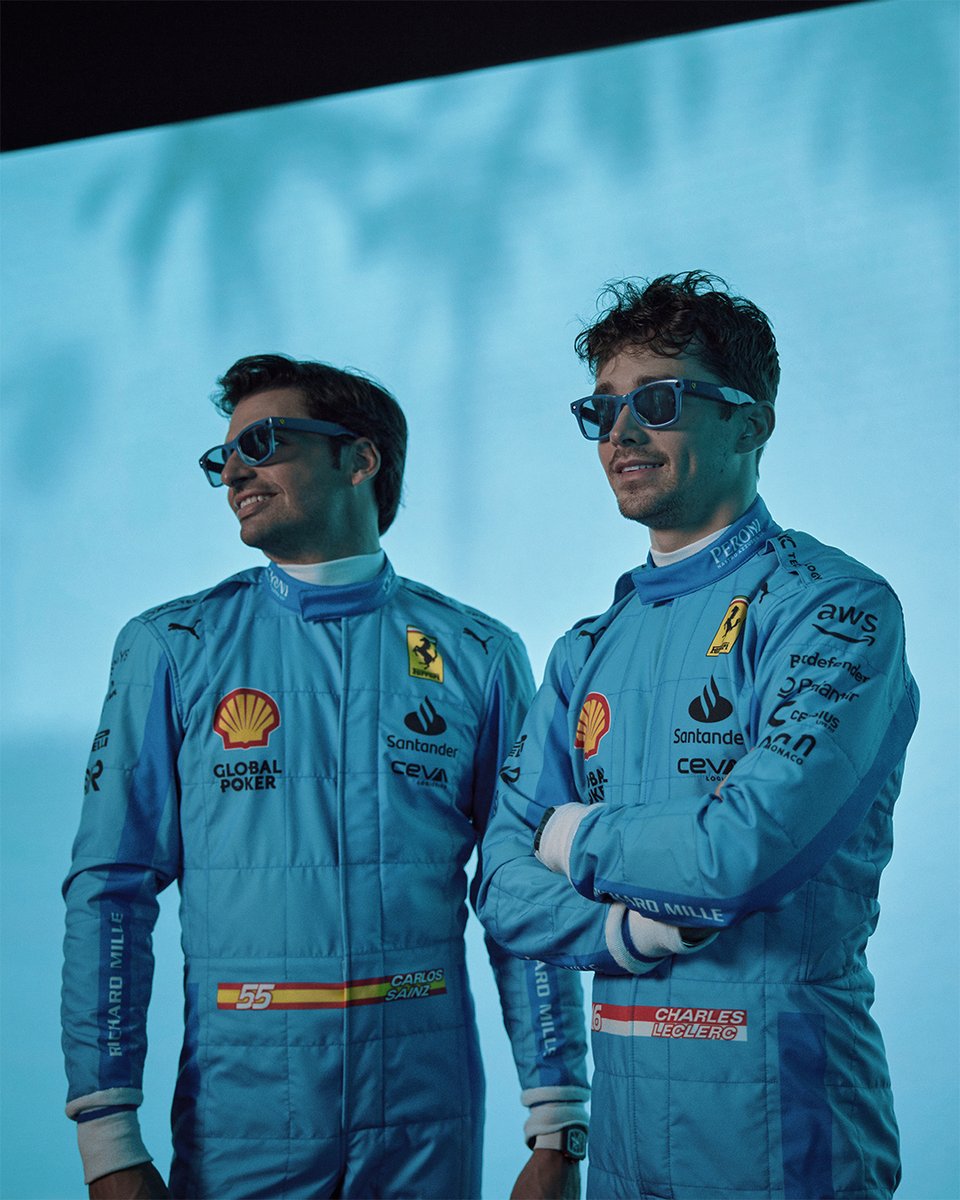 ScuderiaFerrari's tweet photo. Miami fit check​ 😎 https://t.co/x0seokHXRV