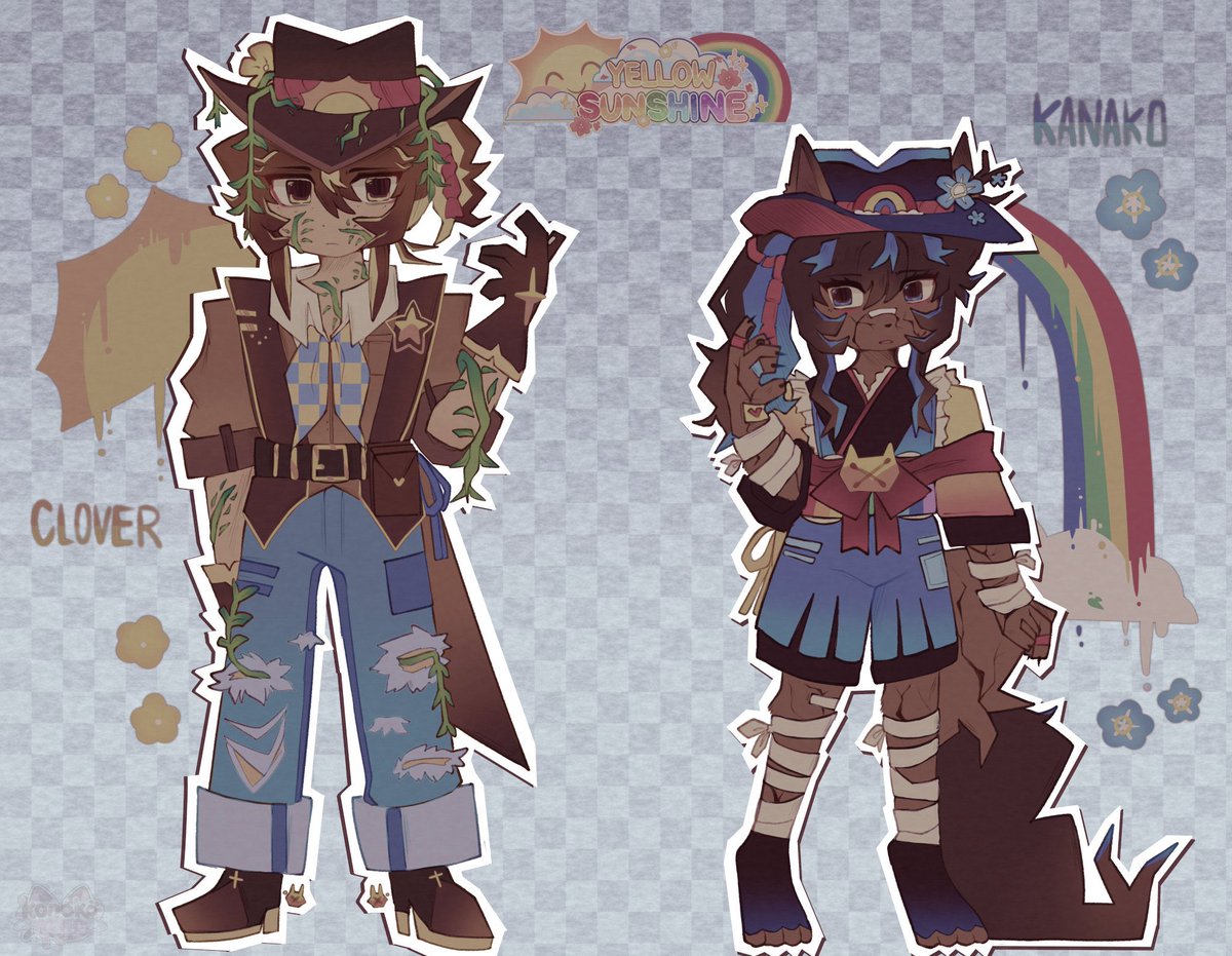 Sigh. Everyone say goodbye to these outdated designs!!!
1 month later they are getting the glowup of all time 🫡 🌈☀️will work on the newer designs today as these outfits will be drawn in a special piece…