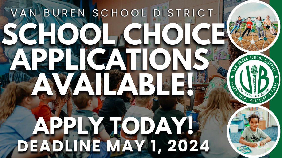 Don’t forget! The School Choice Application deadline is May 1. Explore our innovative, award-winning school district with a place just for YOU! Find out more at VBSD.us #PointerPride