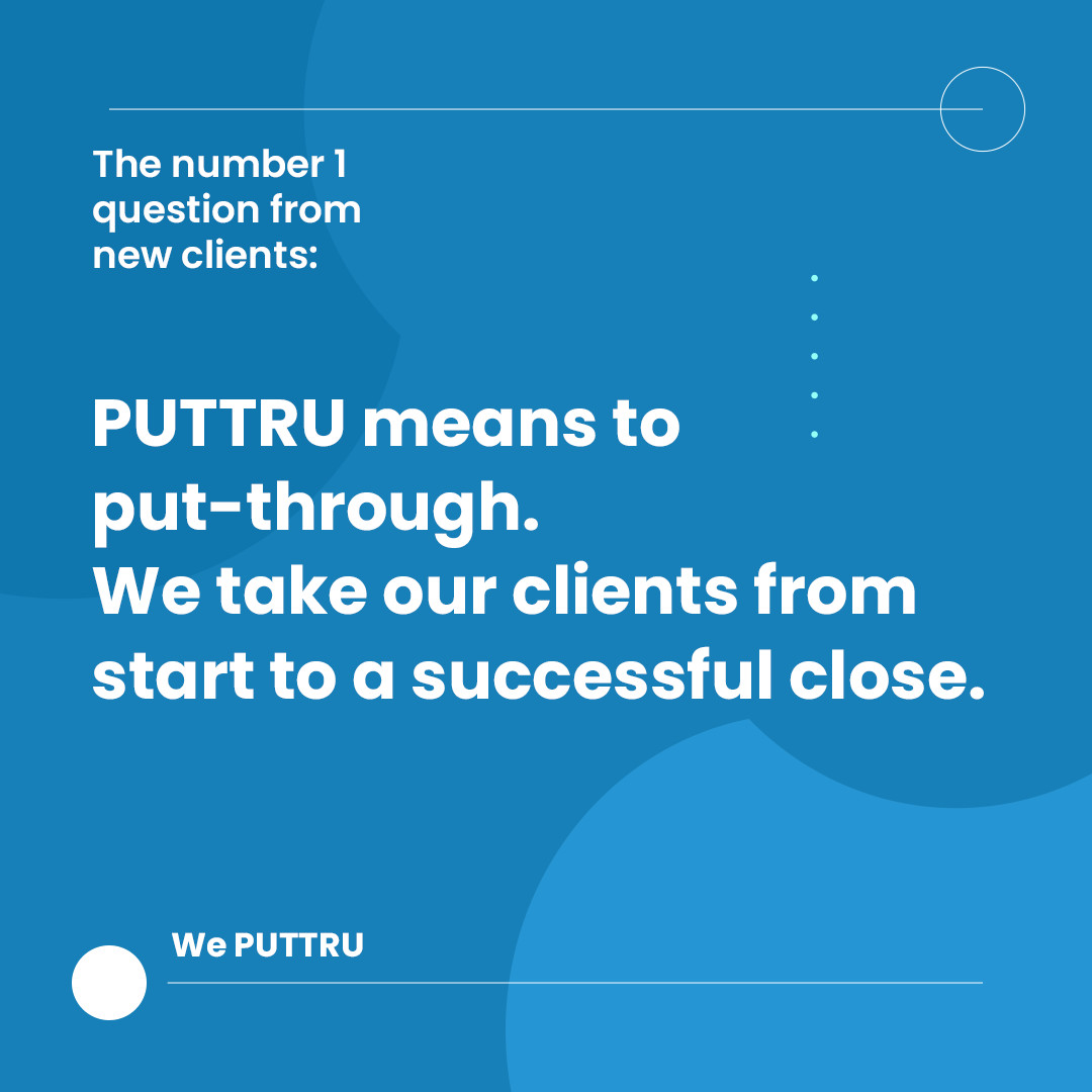 Reminder: This is what PUTTRU stands for – where actions speak louder than words. 💼🌟 Bringing results and making business happen, always. 

#WeMeanBusiness #WeGetTheJobDone