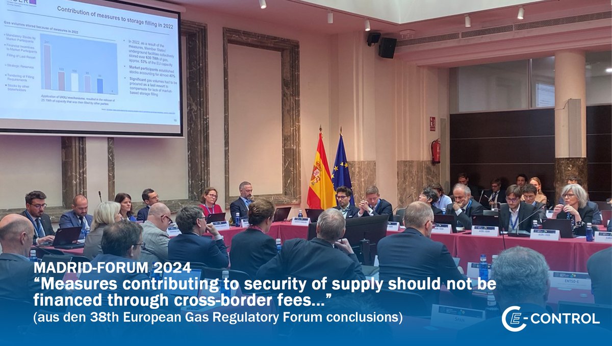 Bemerkenswert in den Conclusions des #MadridForum: “Emergency measures [..] should not be financed through cross-border fees [..] as this negatively impacts diversification and the functioning of the internal market. In general, uncoordinated approaches should be avoided.” 1/2