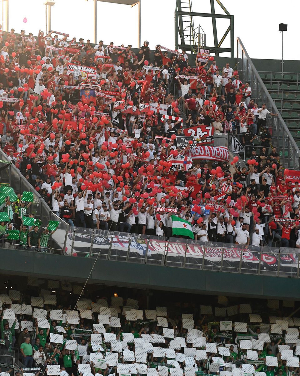 Orgullo defender este escudo❤️🤍
Gracias sevillistas por el apoyo👏🏽