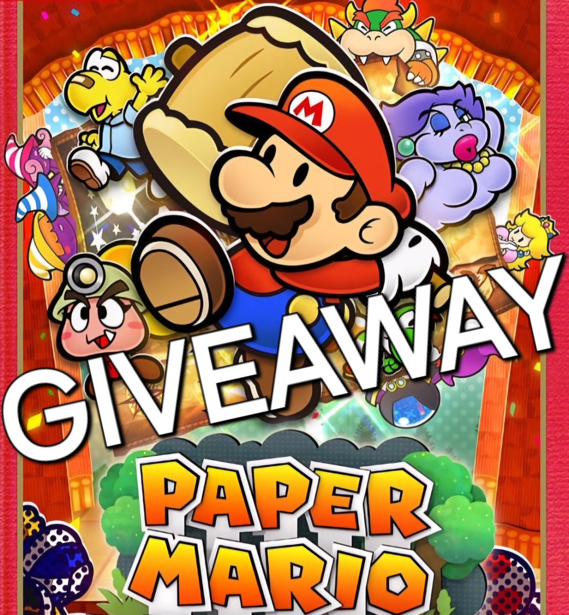 PAPER MARIO TTYD REMAKE GIVEAWAY 🥳

On launch, I'm giving away a copy of Paper Mario TTYD OR a $60 eShop card to one random follower who enters this giveaway!

To Enter:
⭐️ Follow!
❤️ Like!
♻️ Repost!

Entry 2/6

Each entry you Like and RP = an extra entry in the giveaway! 🍄