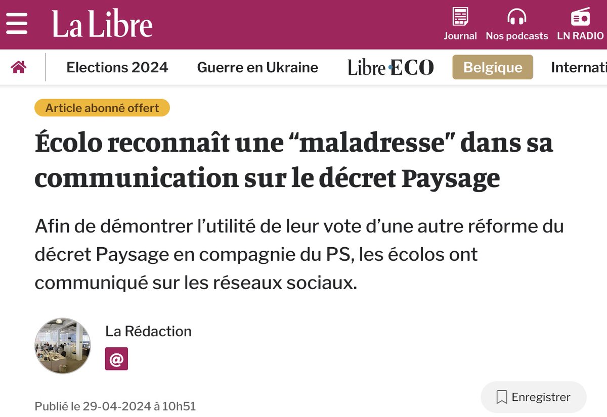 Une manipulation mensongère, assortie de faux multiples, n’est pas une maladresse (qui est involontaire). C’est une manipulation mensongère, assortie de faux multiples — donc volontaire. Ces manipulations ECOLO abiment le débat démocratique.