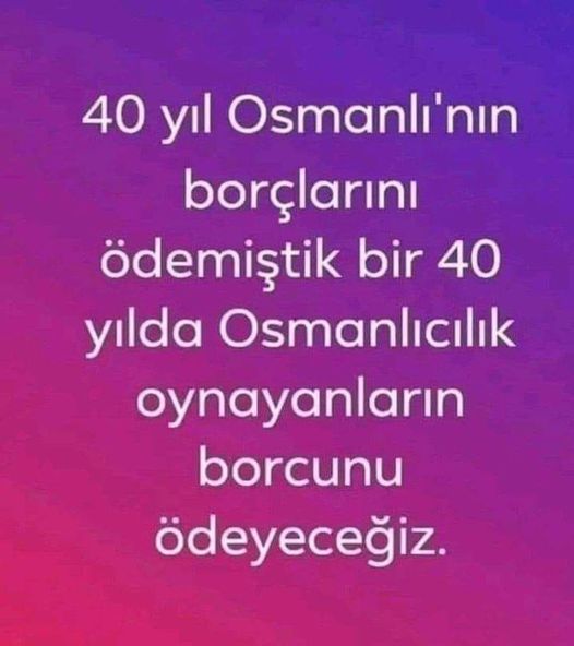 İslam Kalkınma Bankası Grubu, Türkiye'ye 6,3 milyar dolarlık finansman sağlayacakmış.
Gabar 'da PETROL,Karadeniz'de GAZ,Göklerde İHA,Yerli araba TOGG vs.
Bütünün bunlar varsa İKB'nın kapısında ne işiniz var?
IMF’ye borç vermekten,dine sığınılan bir finansmana kaldık.
#çöküşdönemi