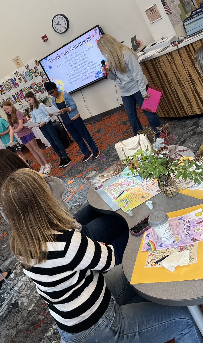 All hands were on deck to thank our amazing volunteers at Thoroughgood ES. Placemats were made, poems were read, food was served, and songs were sung. We can’t thank our volunteers enough for being so supportive! @vbschools