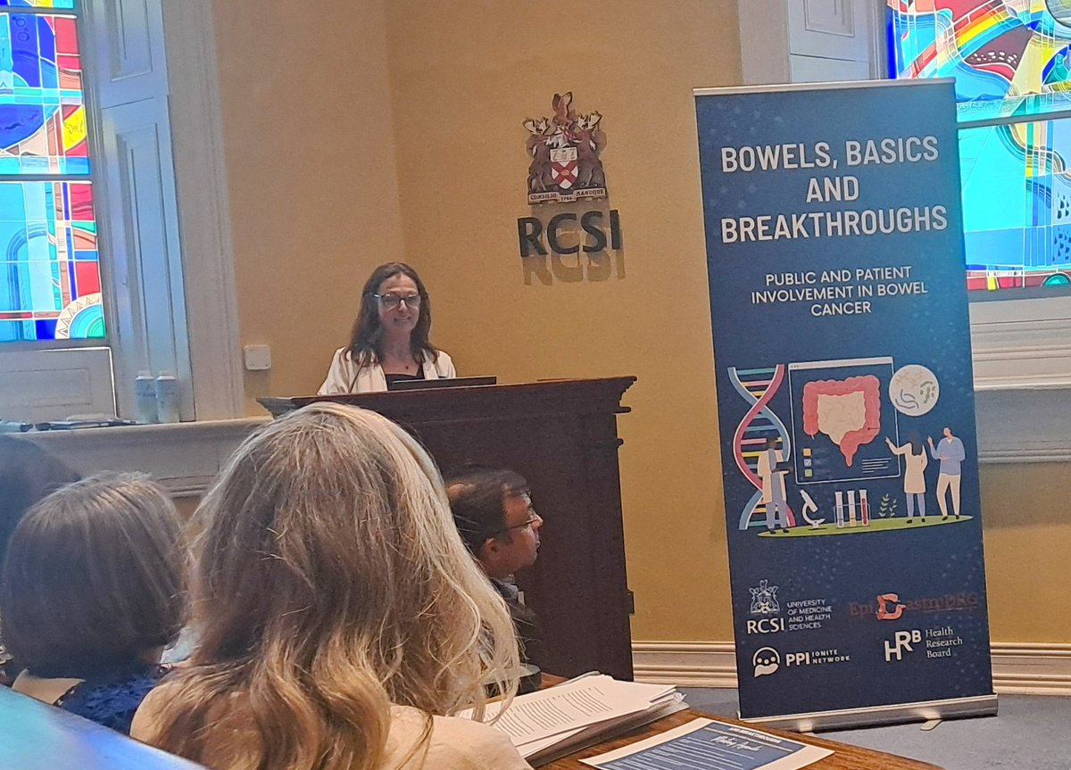 Fantastic introduction by Niamh Conroy and Brendan Muldoon at today's conference speaking about unmet patient needs #bowelcancerawareness @IEColonCancer @IPPOSI @CancerCentreIre