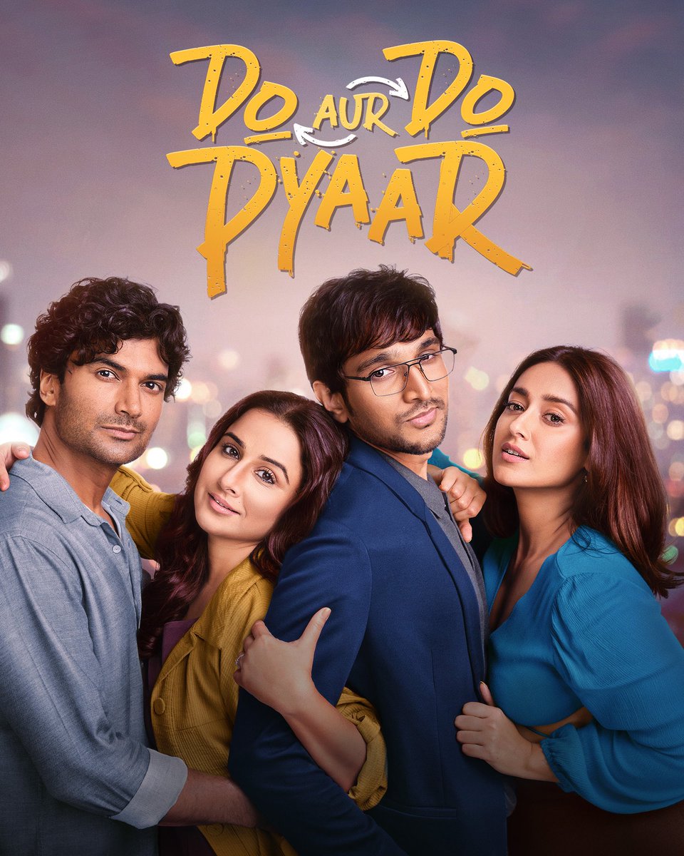 #DoAurDoPyaar  picks up pace after a slow start, doubling its biz over the weekend with positive word of mouth. 

With a total collection of 6 Cr in India after its second weekend, film is looking to have steady hold at upscale multiplexes in coming weeks.

2nd Fri - ₹ 18 Lakh…