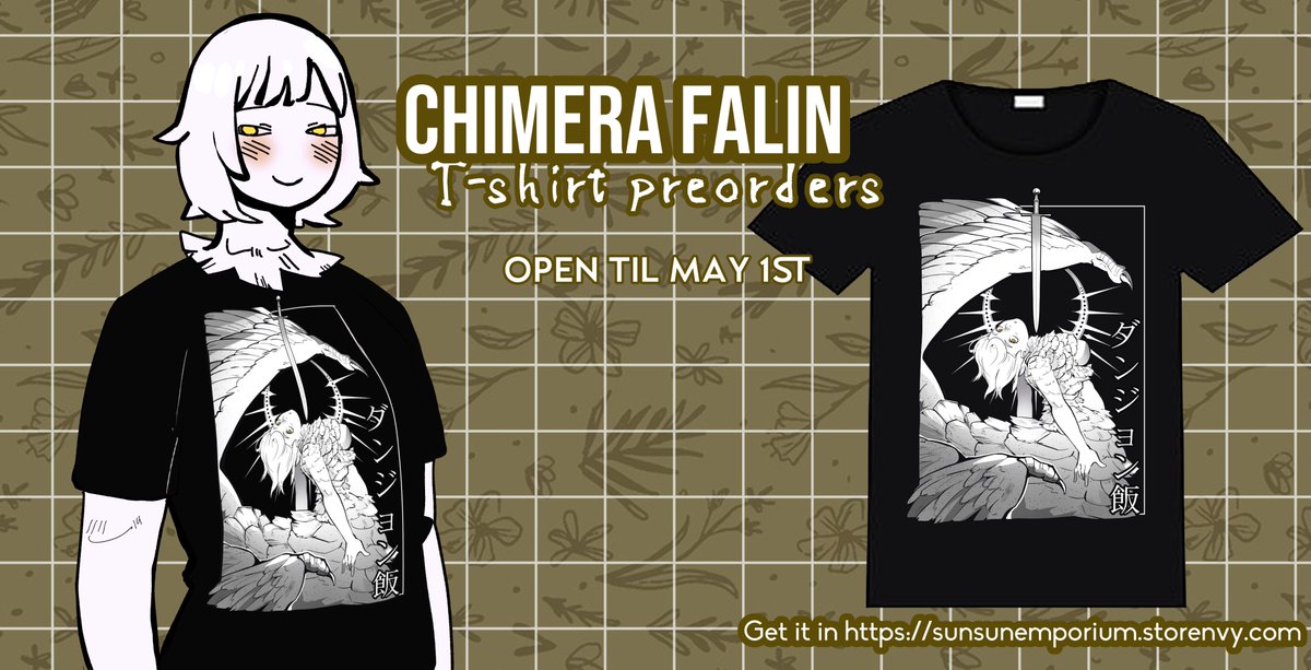 The Falin tshirt it's up in my store for preorders!!!