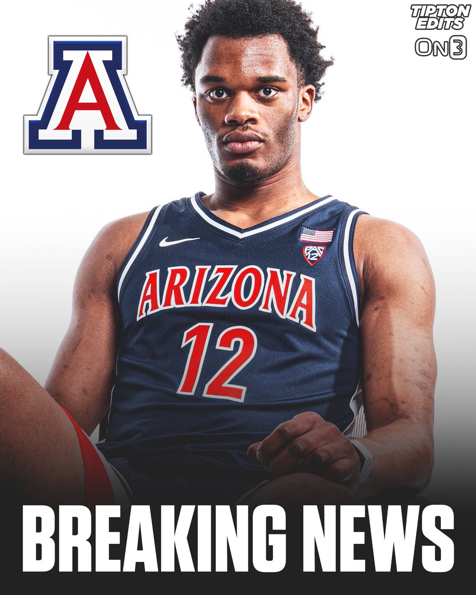 BREAKING: Tennessee transfer big man Tobe Awaka has committed to Arizona, he tells @On3sports. on3.com/college/arizon…