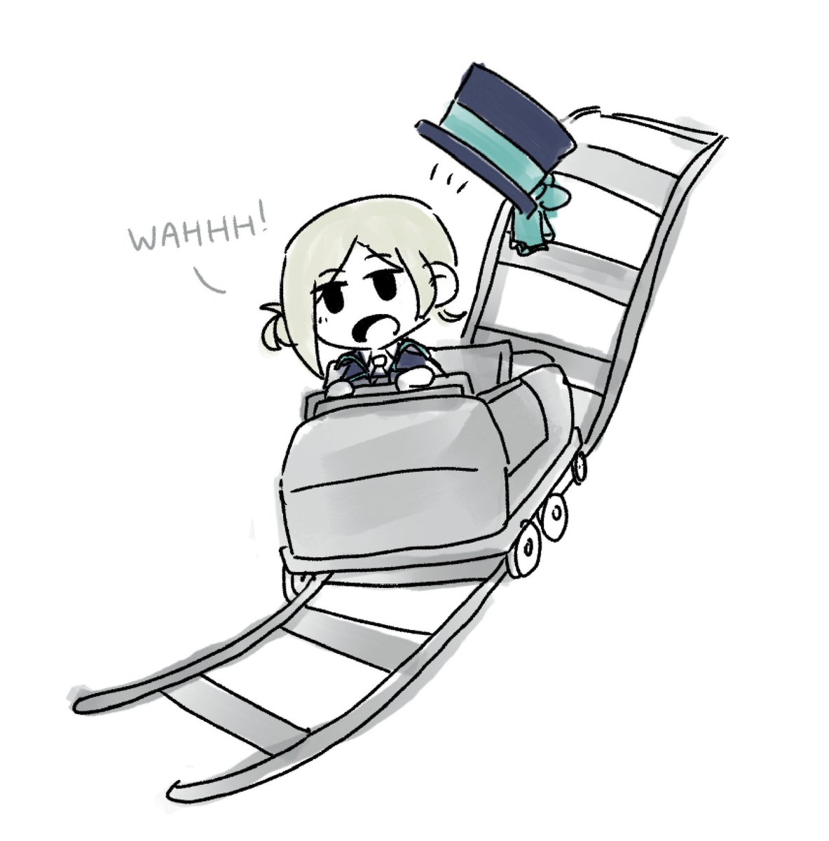 vertin doodle #5: vertin going on a rollercoaster ride

#reverse1999