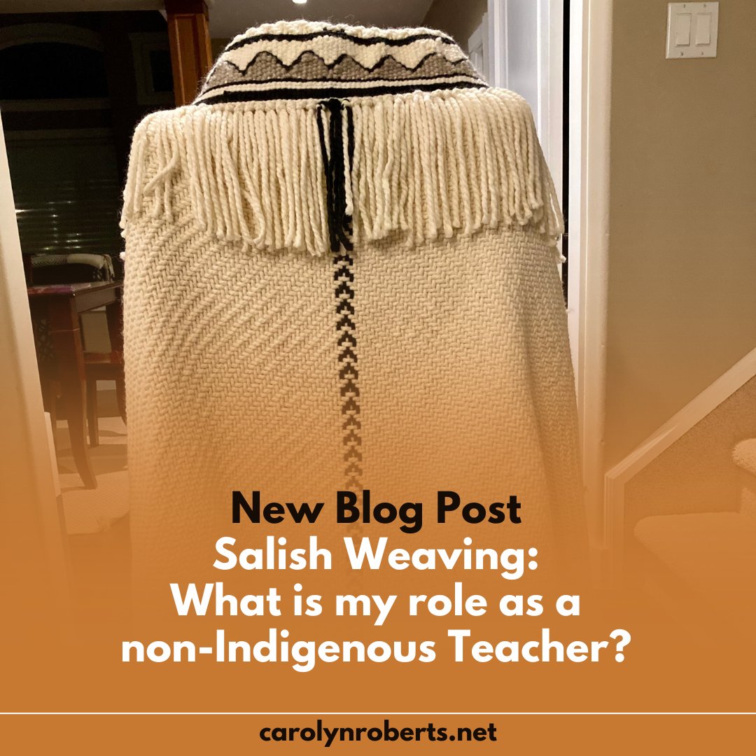 I have been busy with presentations and talks in many school districts this month. I have loved the conversations about what Indigenous education looks like in practice. This new blog post speaks to one of the questions I received this month. Have a read: carolynroberts.net/single-post/wh…