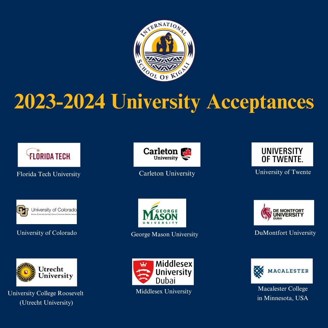 Celebrating Success! We're thrilled to announce that our amazing seniors have been accepted into some of the finest universities and colleges across the nation! Their hard work, dedication, and passion have truly paid off.

#ISK2024 #Becompassionate #Classof2024 #Staycurious