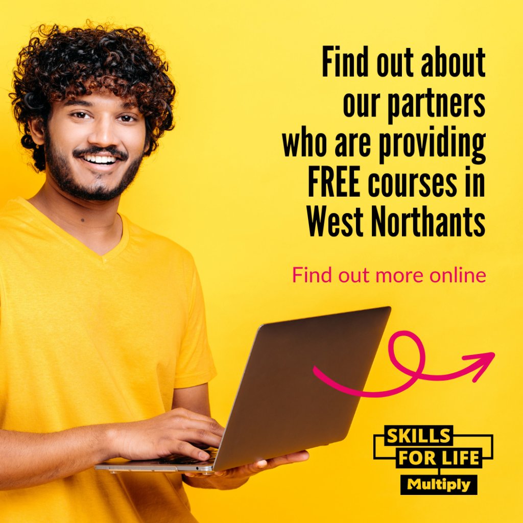 #AD We’re running exciting courses across West Northants to help you with numbers . Courses cover areas like budgeting, finances, and job applications, all aimed at helping you to improve your life and future. Book westnorthants.gov.uk/adult-learning…