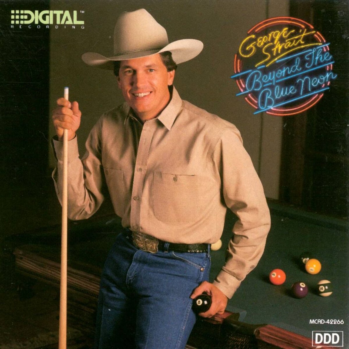 Thirty-five years ago, George Strait's 'Beyond the Blue Neon' took the top spot on the Billboard Country Albums chart. #MusicIsLife