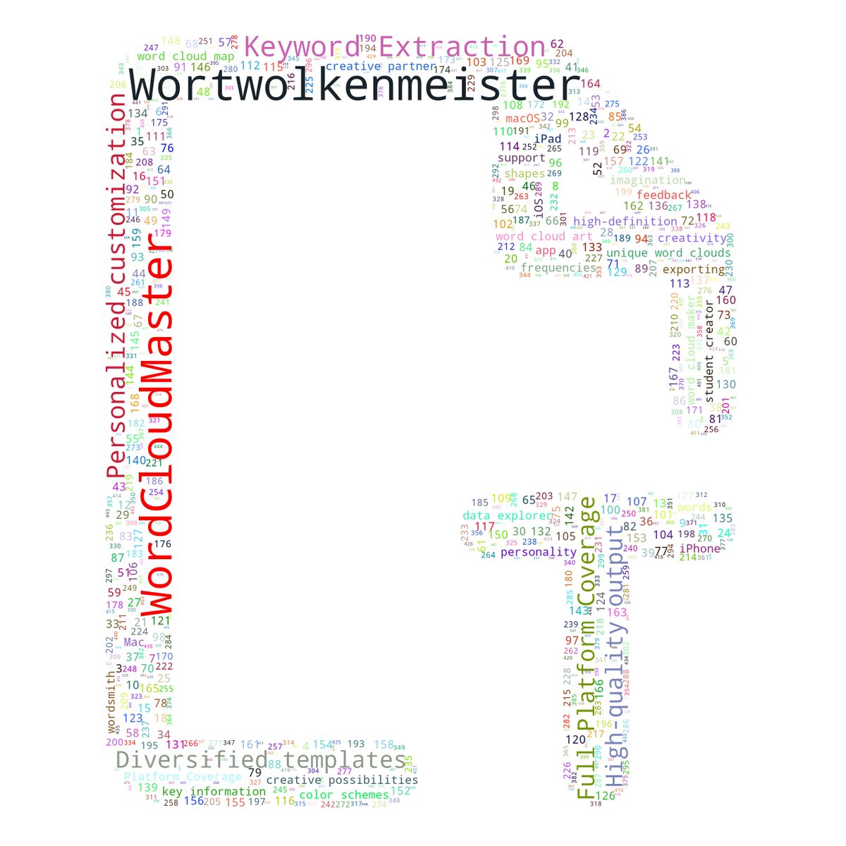 #WordCloudMaster #wordcloud #1filetextone #tagcloud #詞雲圖 #Wortwolkendiagramm #词云图 #标签云 #文字云 #Wortwolkendiagramm #nube_de_palabras #Maestro_de_la_nube_de_palabras #iphone #mac #Apple #iPad #ワードクラウドマスター #ワードクラウドマップ

👉 apps.apple.com/app/wordcloudm…