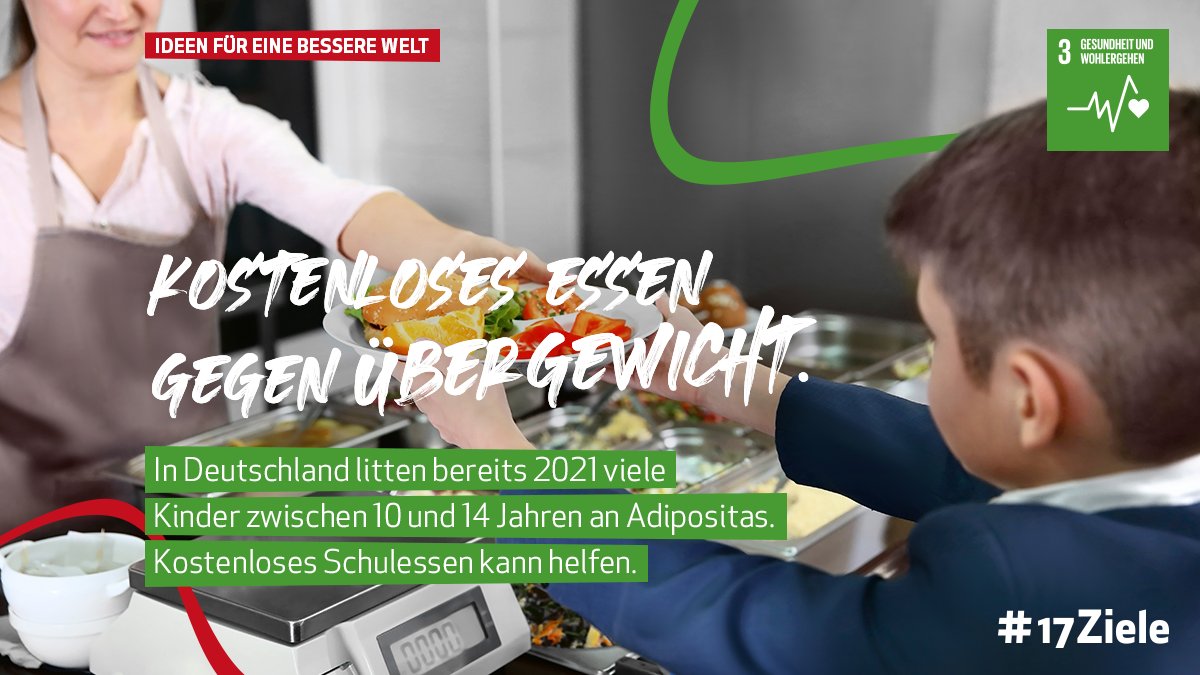 Eine Studie aus den USA zeigt, dass sich kostenloses #Essen positiv auf die #Gesundheit von Schüler*innen auswirkt. 🥗 Und es führt zu einer höheren #Chancengleichheit zwischen den Kindern ❤️ 👉 t1p.de/2zxnq #17Ziele