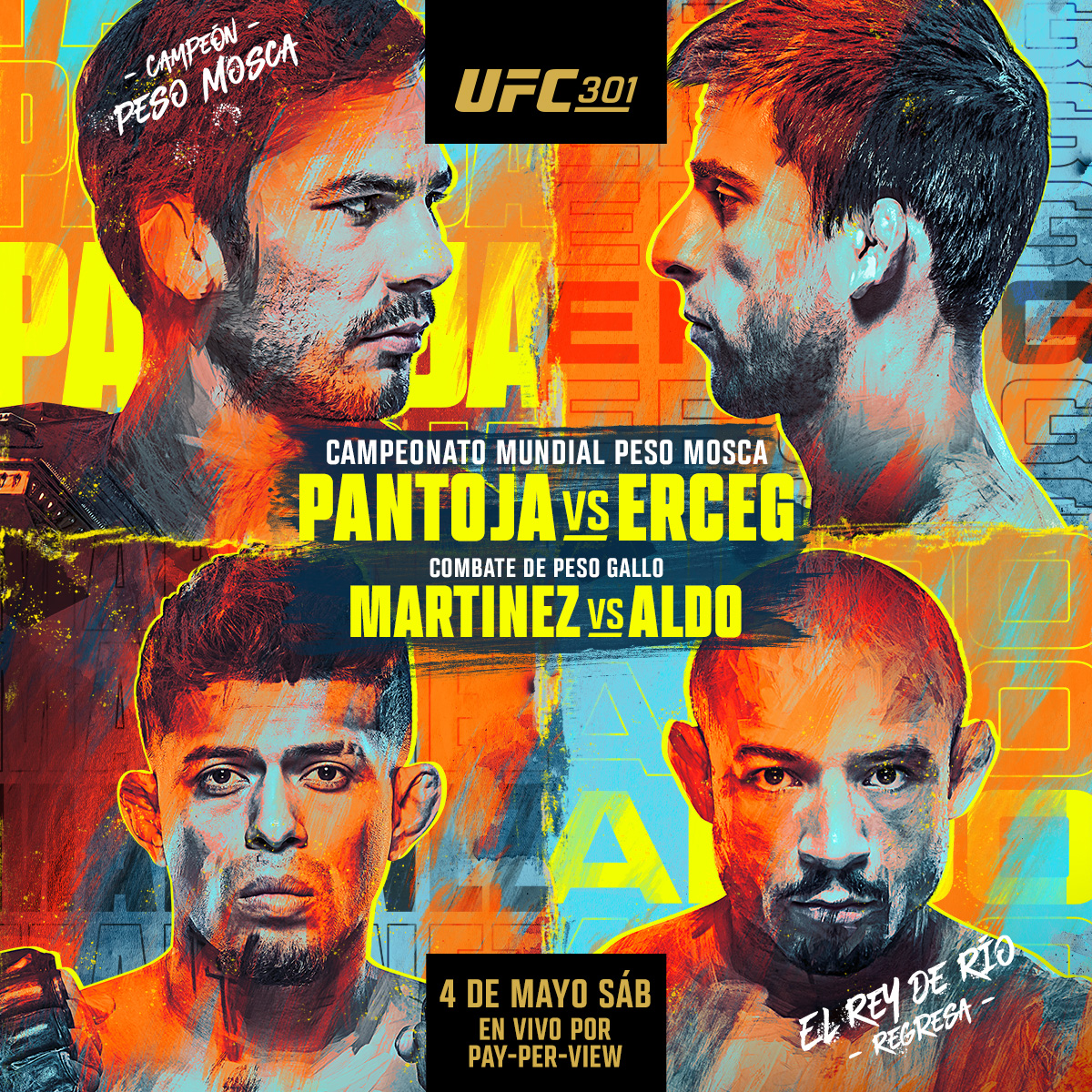 Llegamos a la semana de PELEA🇧🇷 #UFC301 CARTELERA👉 tinyurl.com/533fphhb