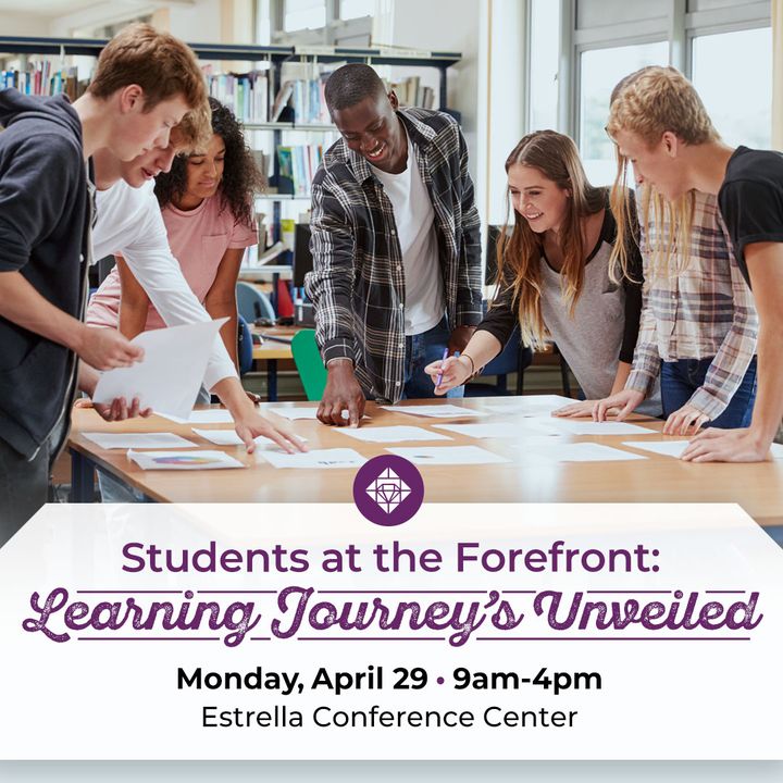 Join us for 'Students at the Forefront: Learning Journeys Unveiled' showcase today at the ECC from 9 A.M. to 4 P.M. Check out all the amazing projects your fellow Mountain Lions have worked so hard to make this semester. Visit 👉 estrellamountain.edu/events/student… or click link in bio👆.