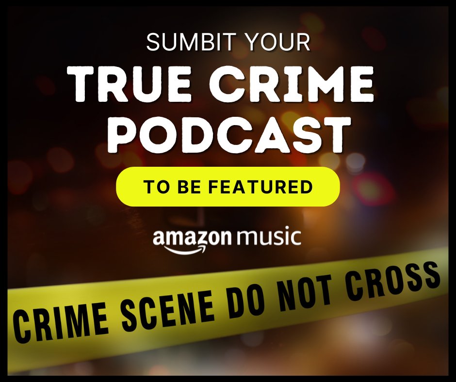 🔍 True Crime Podcasters, enter now for a chance to shine on Amazon Music's True Crime genre page! For a chance to be selected, you must: ✅Have your podcast on Amazon Music ✅Host your podcast on Libsyn ✅Enter now! bit.ly/3xPyKOm