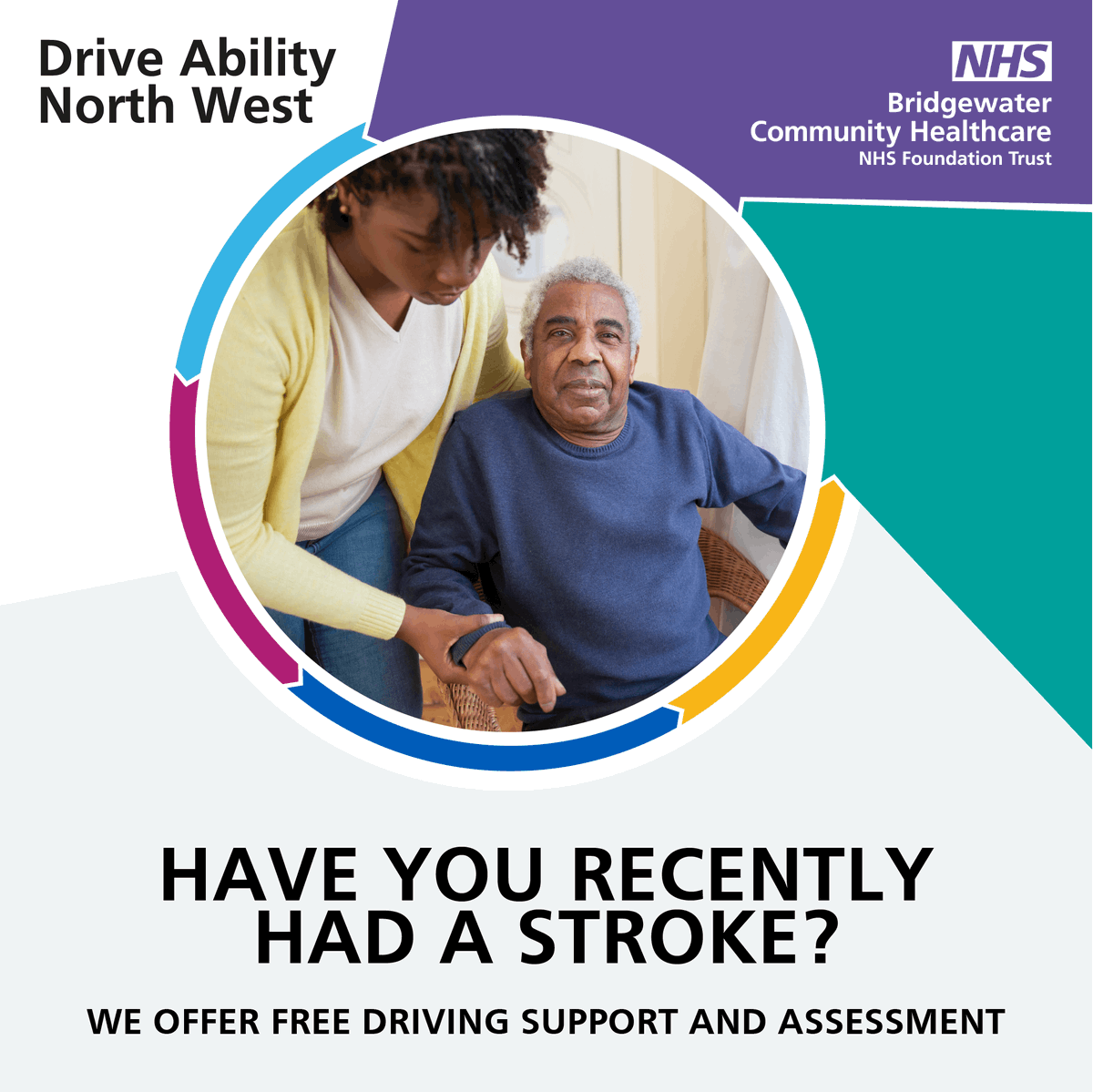 Need support getting back on the road after a #stroke? 🚘 

We can help ✅

For free driving support and assessment: 

📲 01942 483 713
💻bridgewater.nhs.uk/drive

#DrivingSafety #DrivingAssessments @DrivingMob