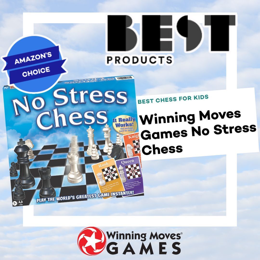 Featuring our No Stress Chess® @bestproducts! With rave reviews on Amazon, this classic strategy game is a hit with parents who share their love of chess to their kids! ♟️ ♥️ Grab a game and do the same! 
buff.ly/3Wdr3sD