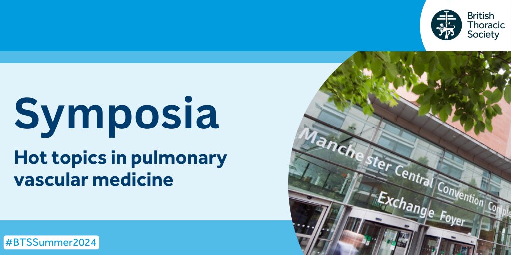 The BTS Summer Meeting has a range of symposia on a number of different topics. This session will explore the management of pulmonary hypertension, interpreting an echo and patient follow up. Learn more and book your Summer Meeting ticket: bit.ly/41U13Ws #BTSSummer2024