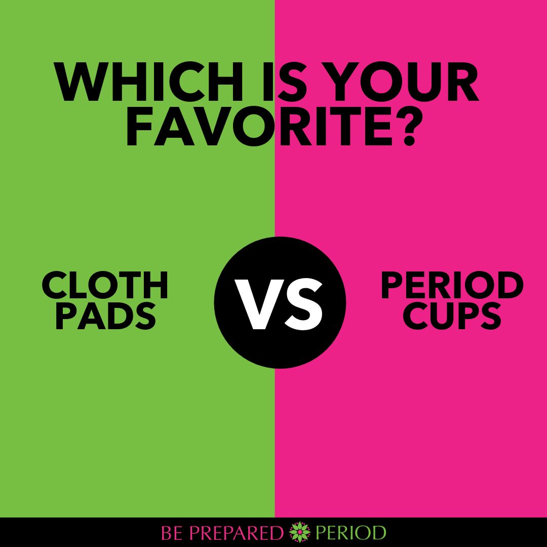 Let's have a #friendlydebate! Which is your favorite? #ClothPads or #MenstrualCups? Shout it out & let us know!

#justforfun #selfcare #periodpostitive #girlpower #femalehealth #periods #menstruation #loveyourladyparts #periodpositive #periodtips #menstruationmatters