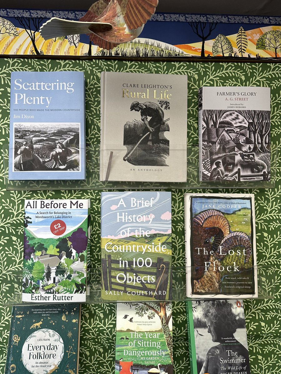 Popped in to @the_book_house this afternoon and spotted @jimdixonwriter’s Scattering Plenty, looking gorgeous with Clare Leighton’s woodcut on the front! 🤩 @TheHistoryPress @NorthbankTalent #naturalhistory #countryside