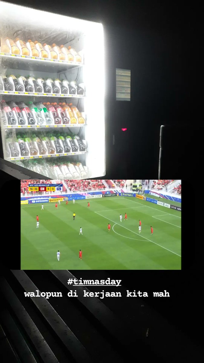 #TimnasDay terus walopun mengadat sinyal . Fakkk