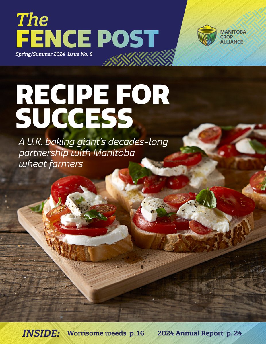 The Spring/Summer 2024 Edition of the Fence Post will be mailed out to our members starting next week! This issue includes the latest MCA news, noxious weeds, economic impact data & our cover story: the strong partnership between U.K. bakery Warburtons & Manitoba wheat growers.