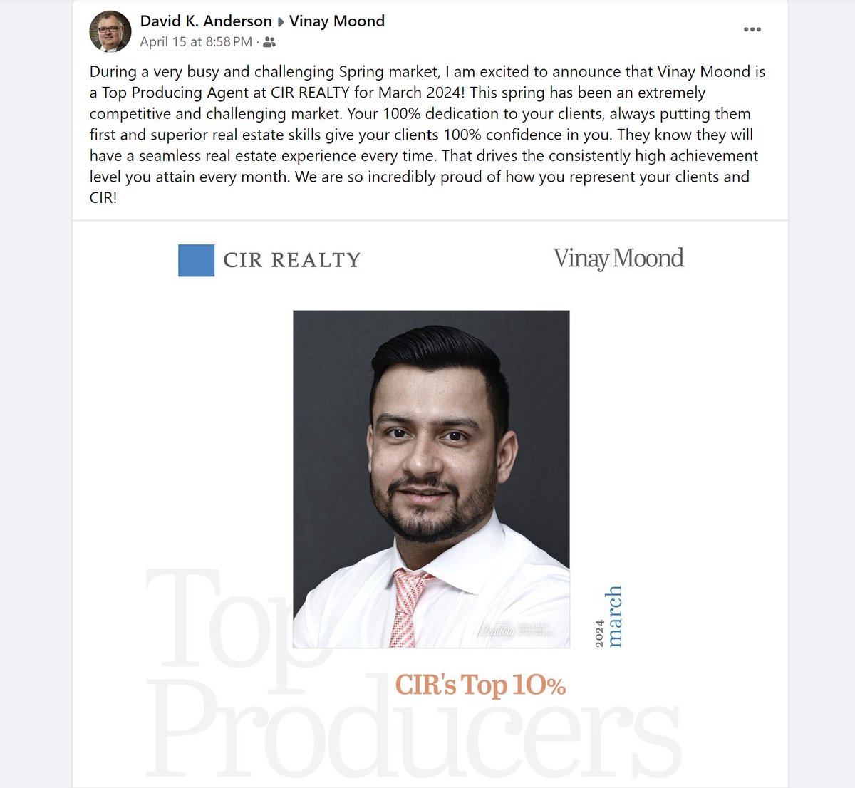 'With heartfelt appreciation, I extend my sincerest thanks to all who have placed their trust in me. My unwavering goal is to surpass your expectations, providing exceptional service as your dedicated real estate advisor.