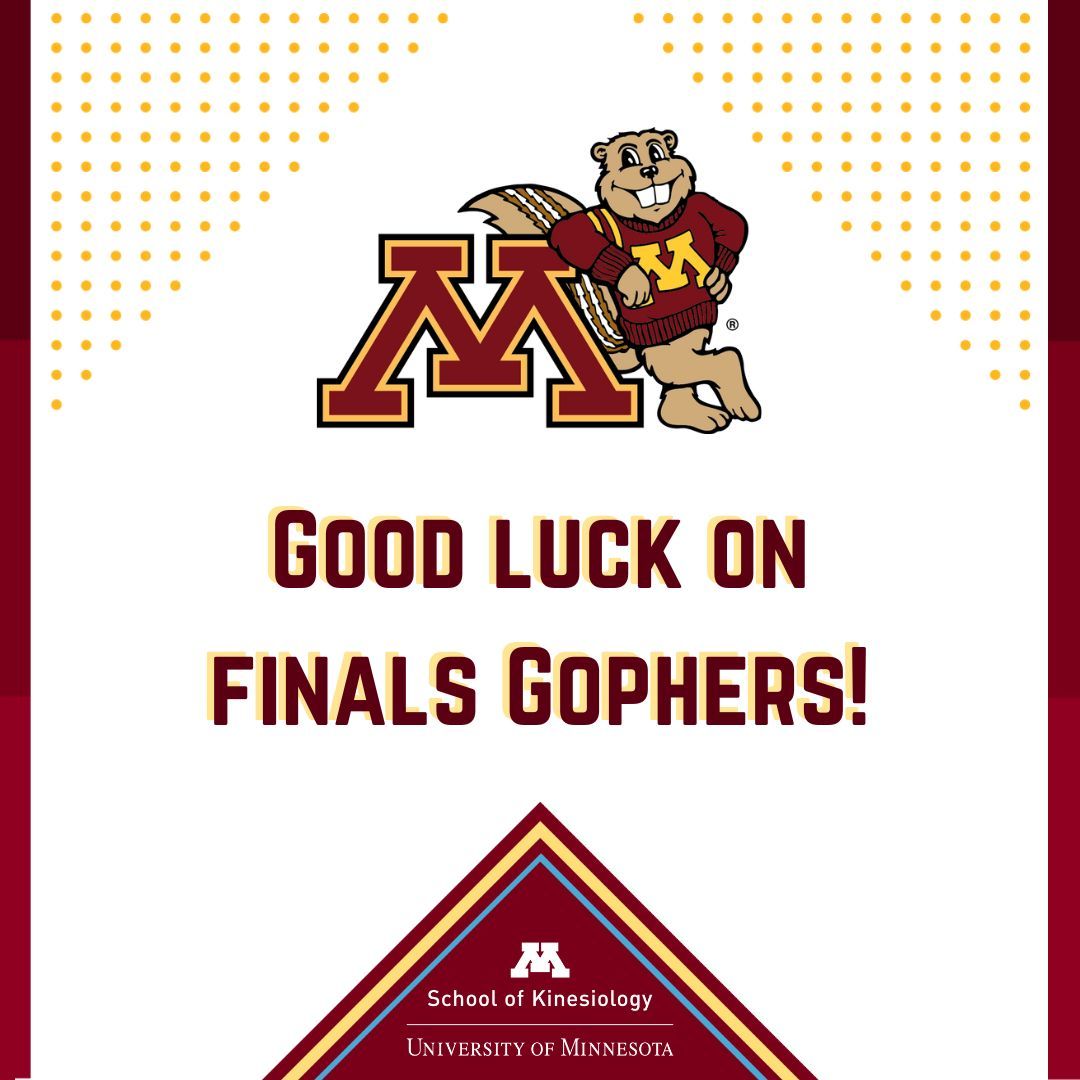 Best of luck to all of our students this finals season!