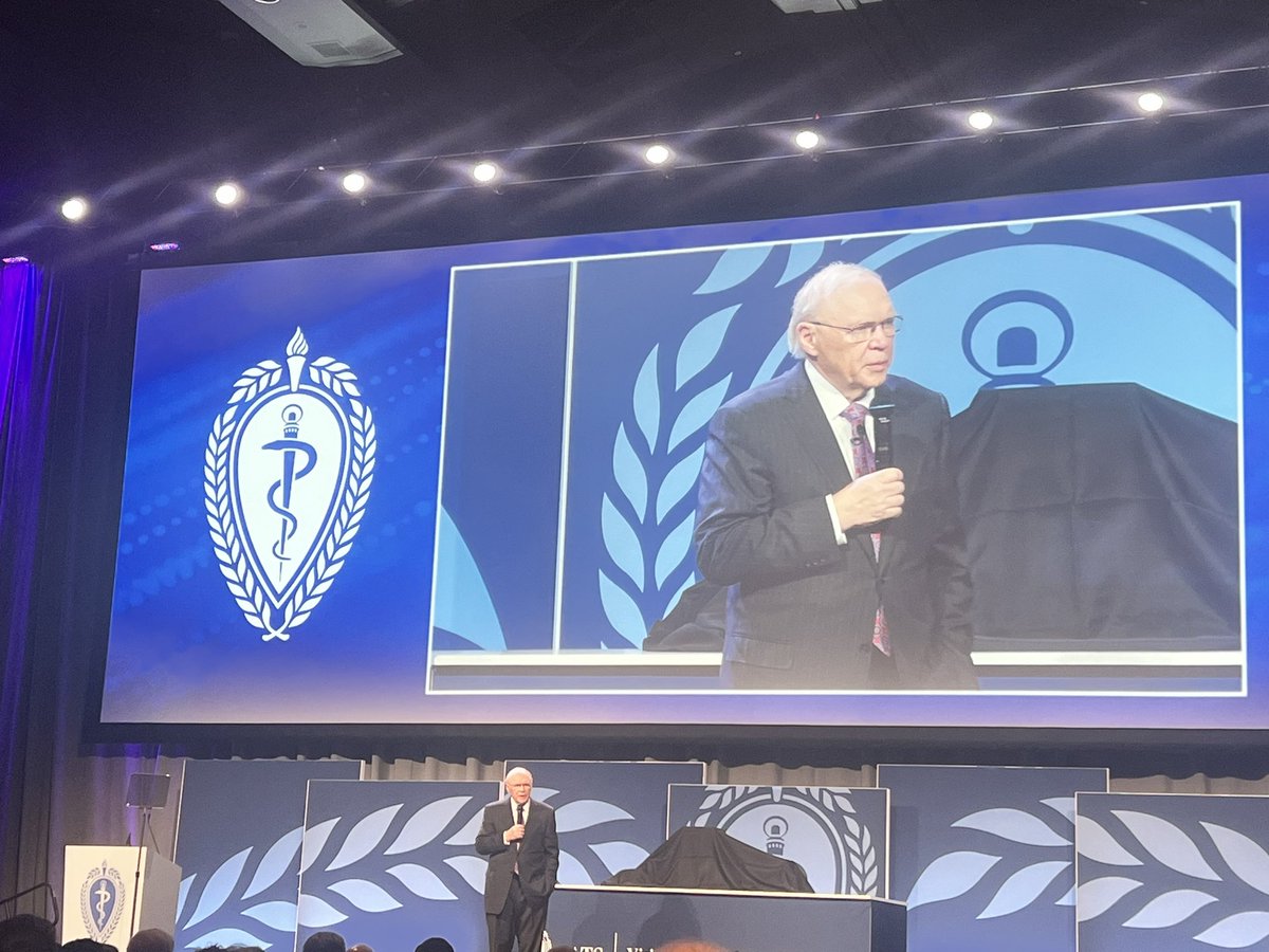 “If you look on Google and look up leadership, there are 75,000 different books. So clearly as humans we haven’t figured this out yet.” - President @LarsSvenssonMD during Presidential Address. #AATS2024